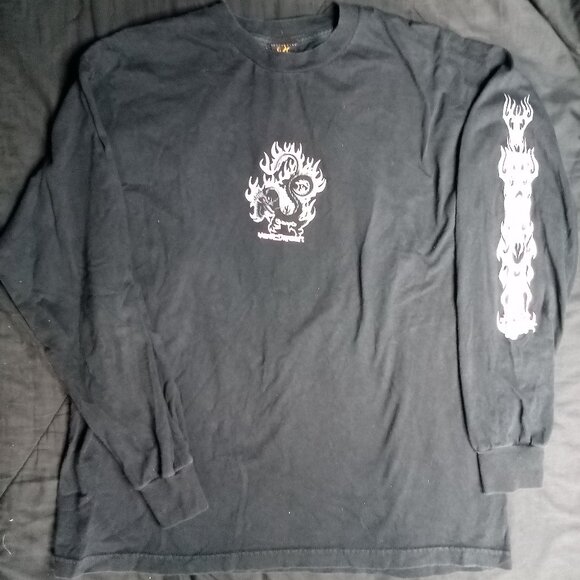 Vintage Y2K Year Of The Dragon Skater Long Sleeve T-Shirt - Picture 3 of 8